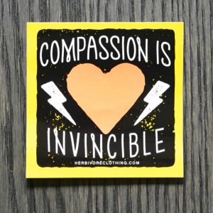 Herbivore Compassion Bolt Sticker