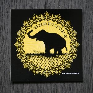 Herbivore Good Luck Elephant Sticker