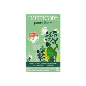 Natracare Curved Panty Liners - 30 Liners