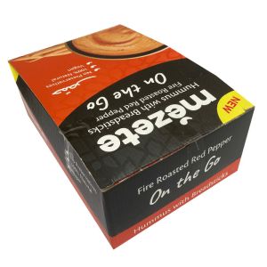 Mezete On-The-Go Fire Roasted Red Pepper Hummus - Case of 6