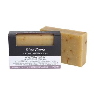 Blue Earth Soap - New Zealand Clay with Orange & Patchouli
