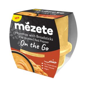 Mezete On-The-Go Fire Roasted Red Pepper Hummus