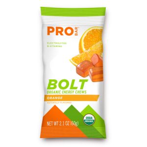 BEST BEFORE 10/06/2022 - Bolt Organic Energy Chews - Orange