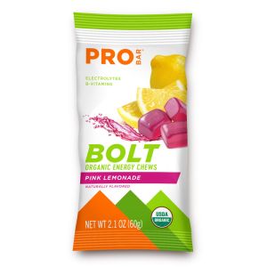  BEST BEFORE 12/07/22 - Bolt Organic Energy Chews - Pink Lemonade