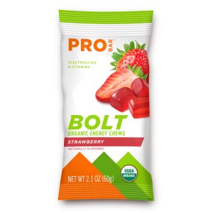 Bolt Organic Energy Chews - Strawberry