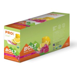 BEST BEFORE 12/07/22 - Bolt Organic Energy Chews - Pink Lemonade - Case of 12