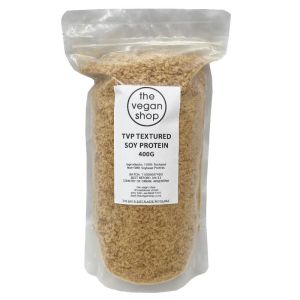 TVP Textured Soy Protein Natural - Bulk (400g)